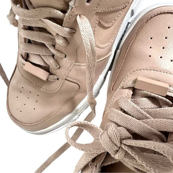 Nike Air Force 1 'Pixel Particle Beige (Beige / Blush Pink) Size 6 - Picture 10 of 12